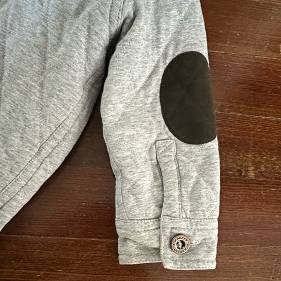 Gray Hooded Jacket with Plaid Lining - Picture 8 of 8